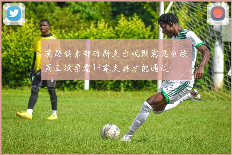 英超俱乐部对新支出规则意见分歧周五投票需14家支持才能通过